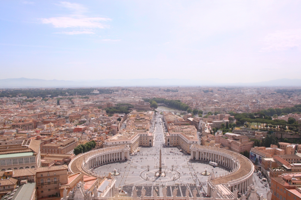 View of Rome from St. Peter's Dome | The Italian Wanderer